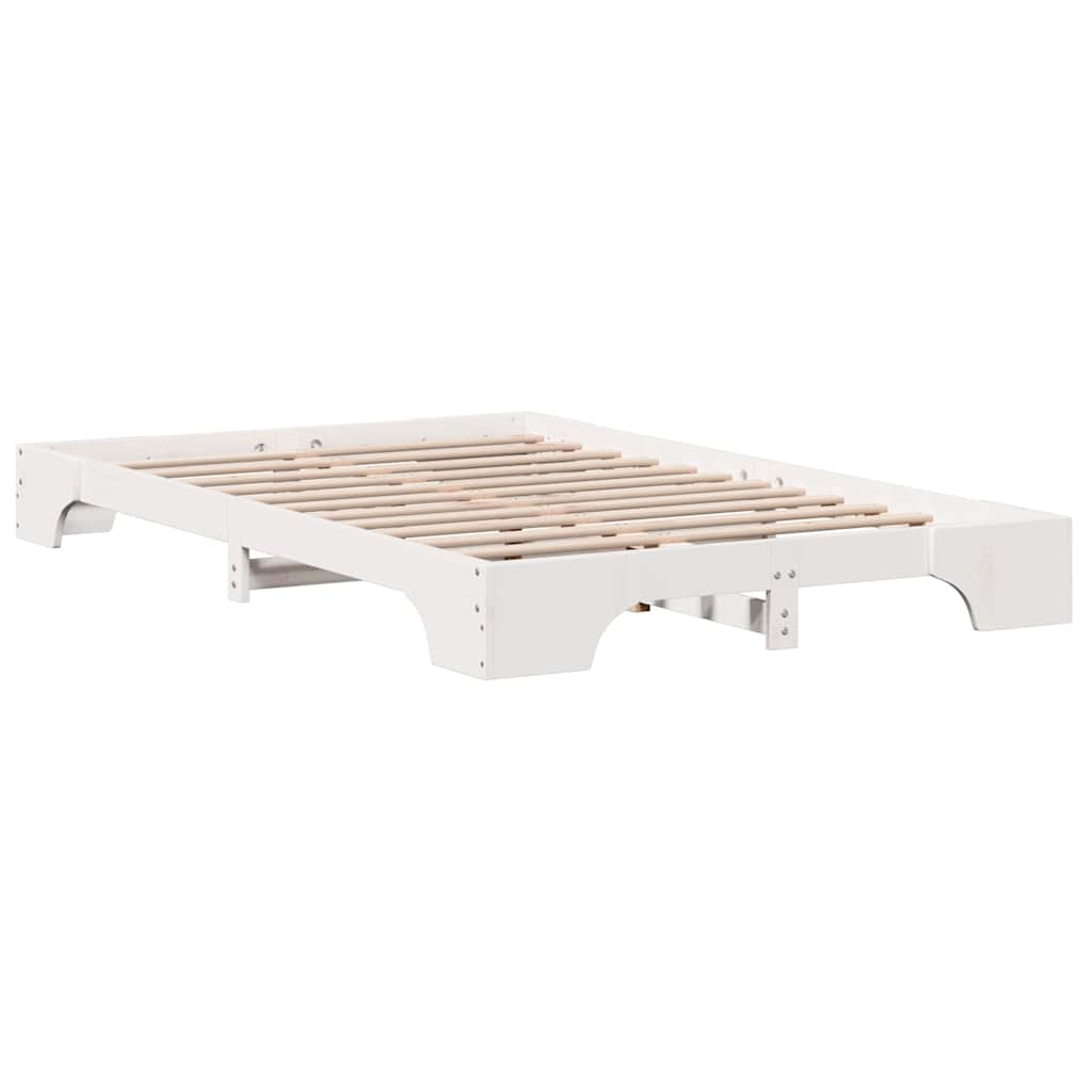 Struttura del letto Bianco 140 x 190 cm Pino massello | homemem39