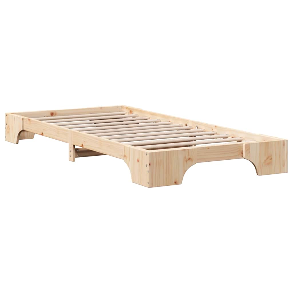 Struttura del letto Naturale 80 x 200 cm Pino massello | homemem39