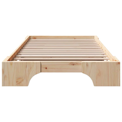 Struttura del letto Naturale 80 x 200 cm Pino massello | homemem39