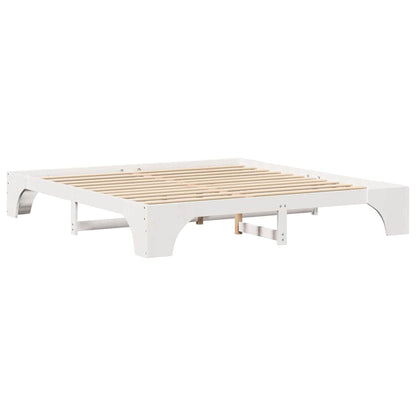 Struttura del letto Bianco 180 x 200 cm Pino massello | homemem39