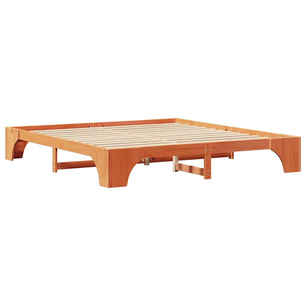 Struttura del letto Marrone cerato 180 x 200 cm Pino massello | homemem39