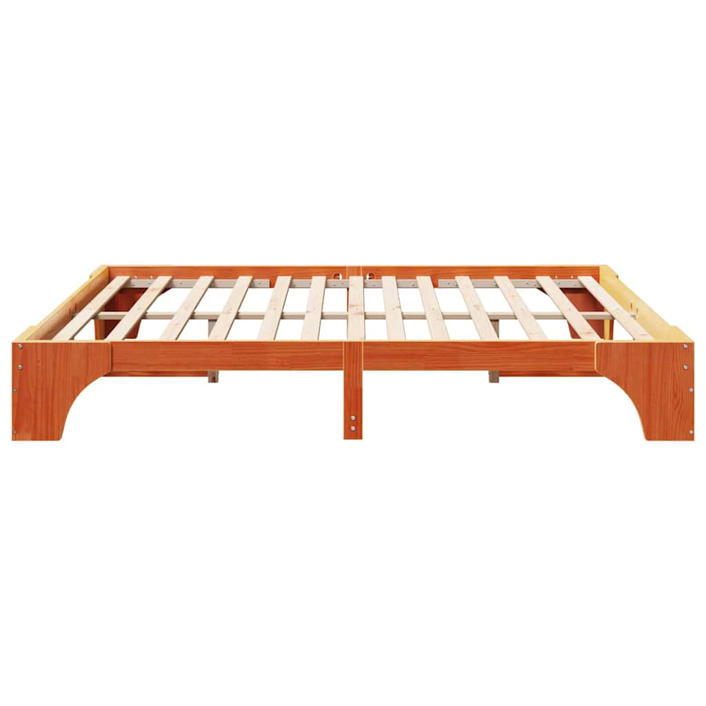 Struttura del letto Marrone cerato 180 x 200 cm Pino massello | homemem39