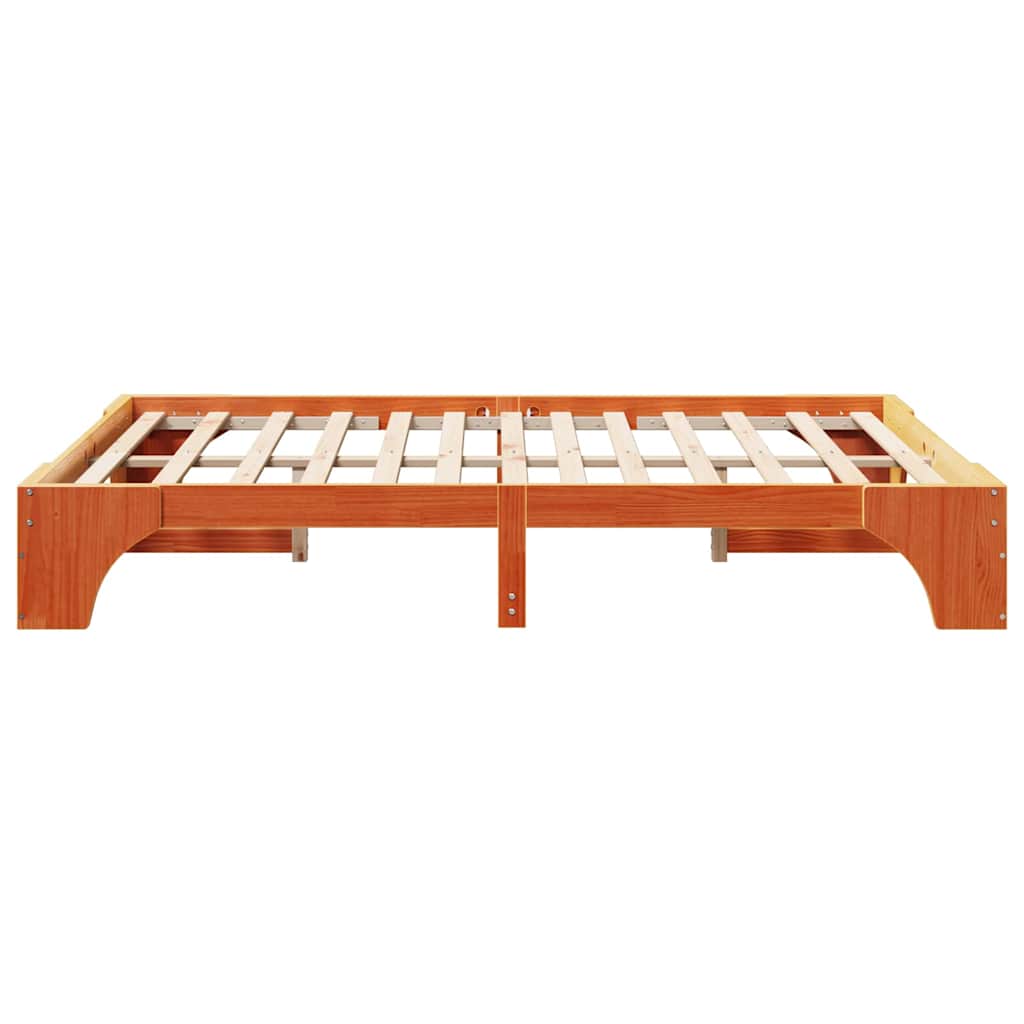 Struttura del letto Marrone cerato 150 x 200 cm Pino massello | homemem39