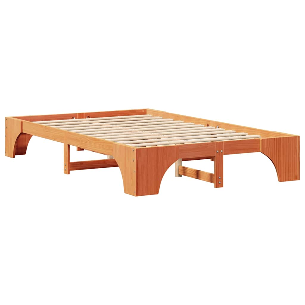 Struttura del letto Marrone cerato 120 x 200 cm Pino massello | homemem39