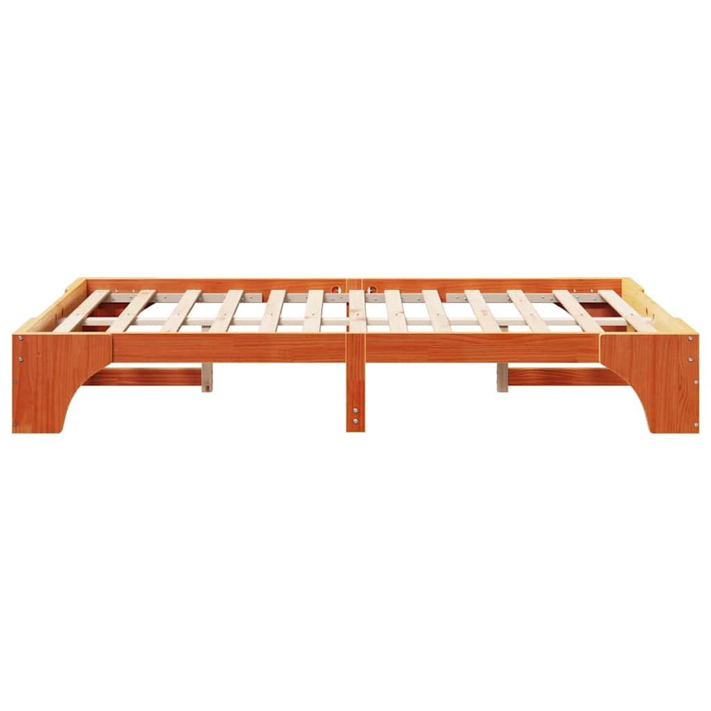 Struttura del letto Marrone cerato 120 x 200 cm Pino massello | homemem39