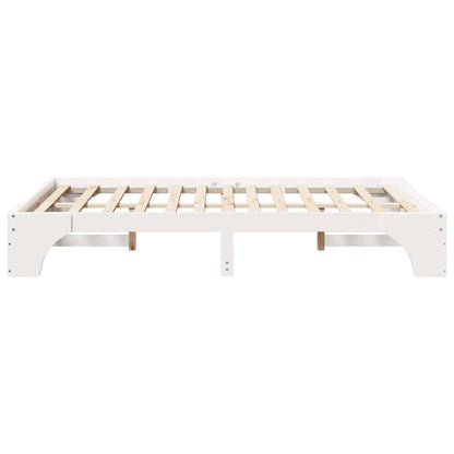 Struttura del letto Bianco 120 x 190 cm Pino massello | homemem39