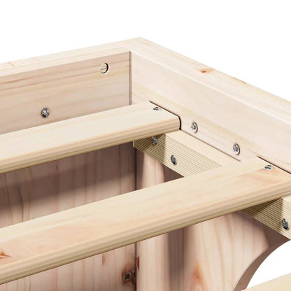 Struttura del letto Naturale 80 x 200 cm Pino massello