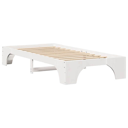 Struttura del letto Bianco 75 x 190 cm Pino massello | homemem39