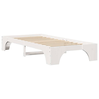 Struttura del letto Bianco 75 x 190 cm Pino massello | homemem39