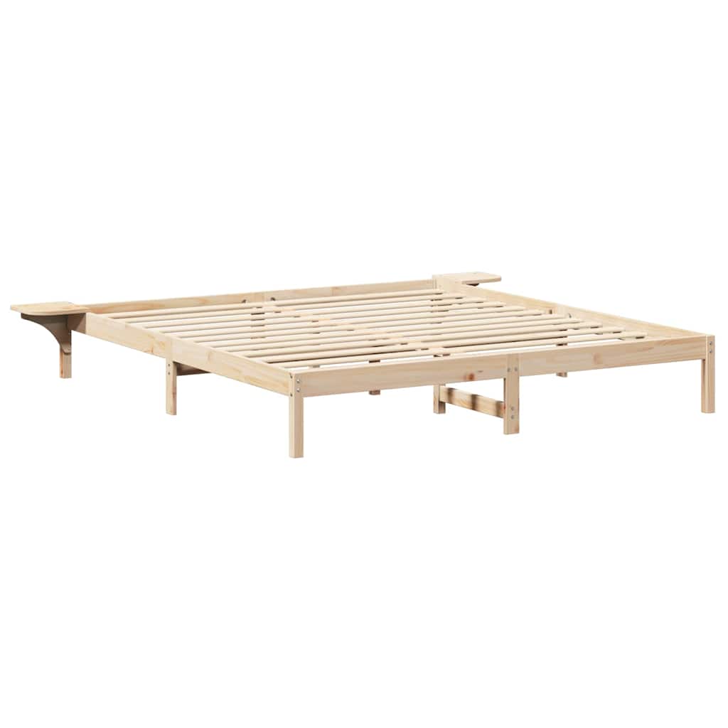 Struttura del letto Naturale 200 x 200 cm Pino massello | homemem39