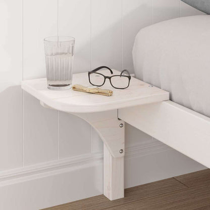 Struttura del letto Bianco 200 x 200 cm Pino massello | homemem39