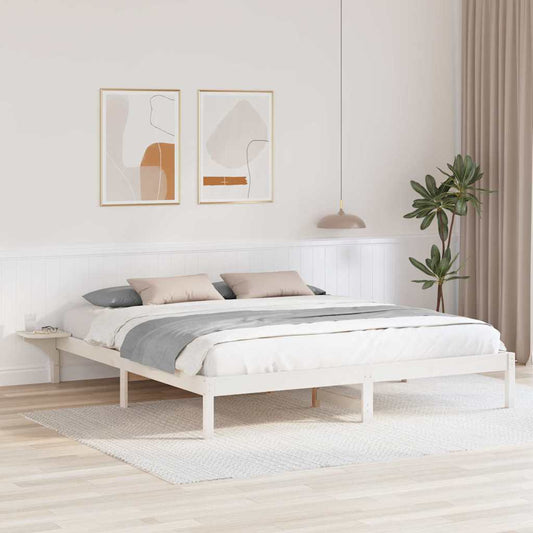 Struttura del letto Bianco 180 x 200 cm Pino massello | homemem39