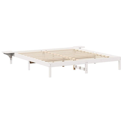 Struttura del letto Bianco 180 x 200 cm Pino massello | homemem39