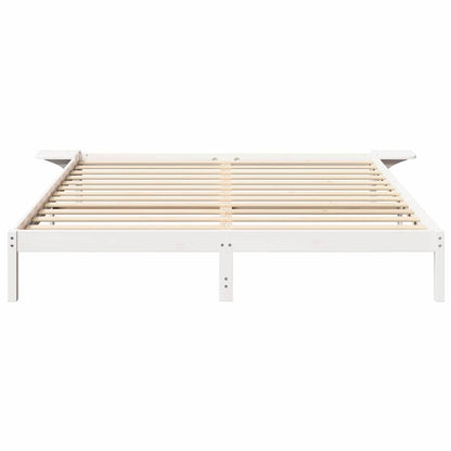 Struttura del letto Bianco 180 x 200 cm Pino massello | homemem39