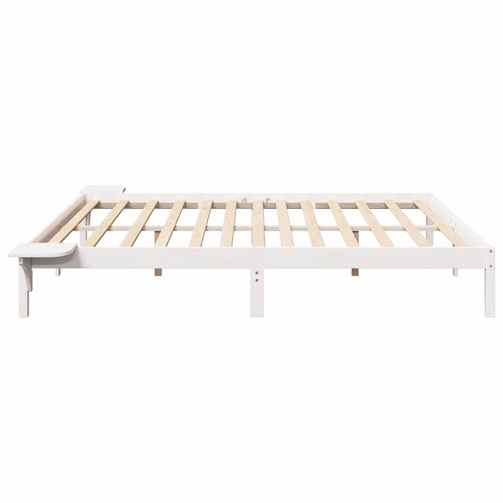Struttura del letto Bianco 180 x 200 cm Pino massello | homemem39