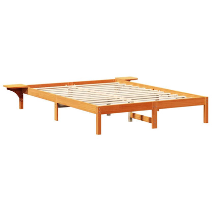 Struttura del letto Marrone cerato 160 x 200 cm Pino massello | homemem39