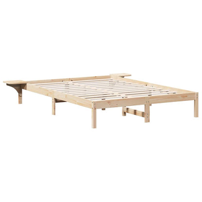 Struttura del letto Naturale 150 x 200 cm Pino massello | homemem39