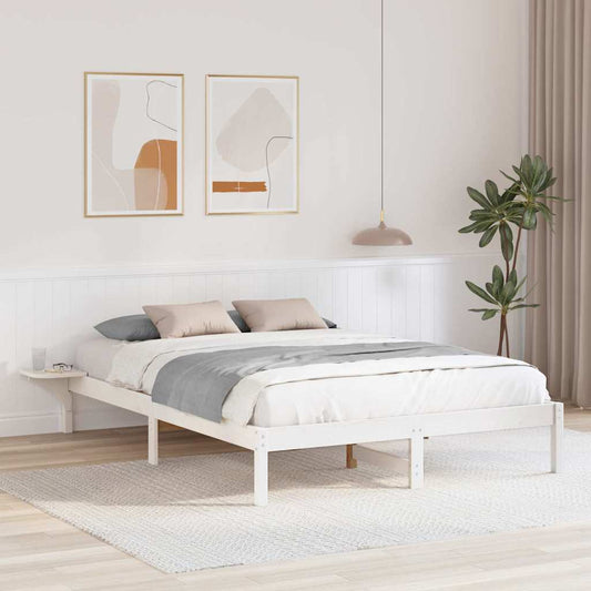 Struttura del letto Bianco 140 x 200 cm Pino massello | homemem39