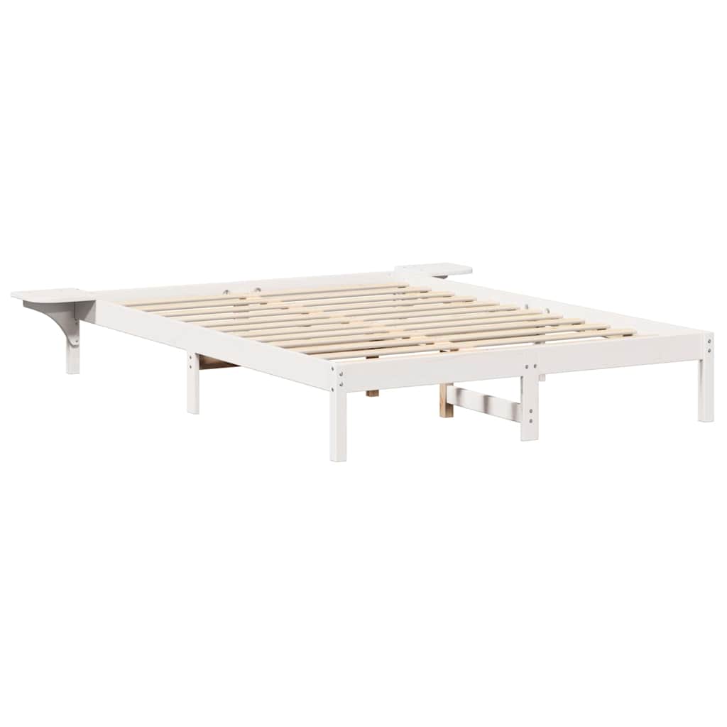Struttura del letto Bianco 140 x 200 cm Pino massello | homemem39