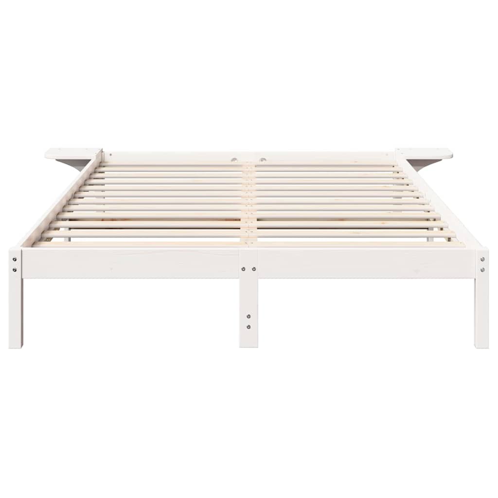 Struttura del letto Bianco 140 x 200 cm Pino massello | homemem39
