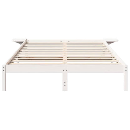 Struttura del letto Bianco 140 x 200 cm Pino massello | homemem39
