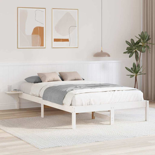 Struttura del letto Bianco 120 x 200 cm Pino massello | homemem39