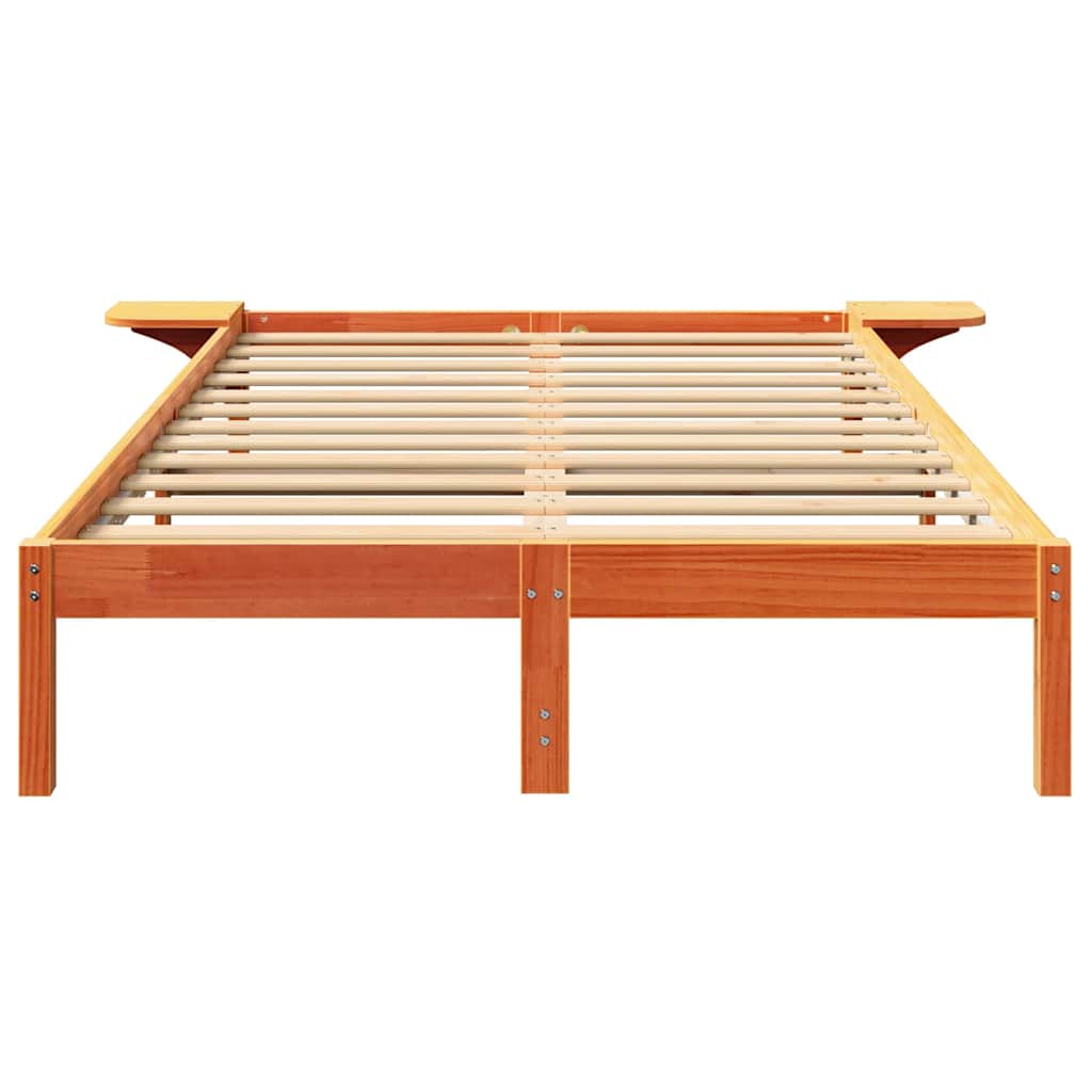 Struttura del letto Marrone cerato 120 x 200 cm Pino massello | homemem39