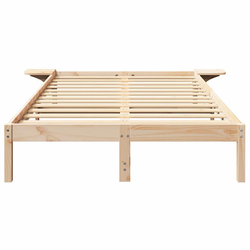 Struttura del letto Naturale 140 x 190 cm Pino massello | homemem39