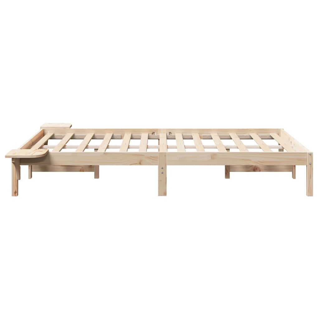 Struttura del letto Naturale 140 x 190 cm Pino massello | homemem39