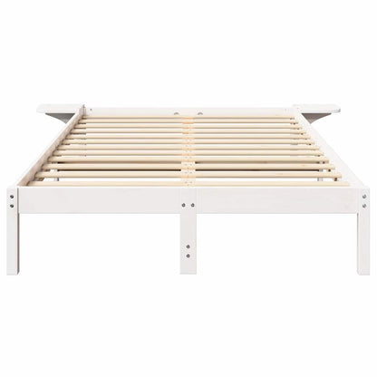 Struttura del letto Bianco 140 x 190 cm Pino massello | homemem39