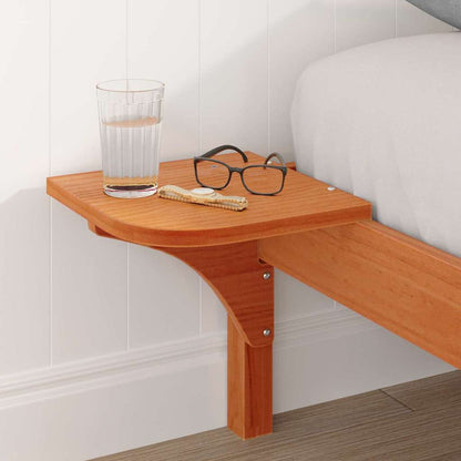 Struttura del letto Marrone cerato 140 x 190 cm Pino massello | homemem39