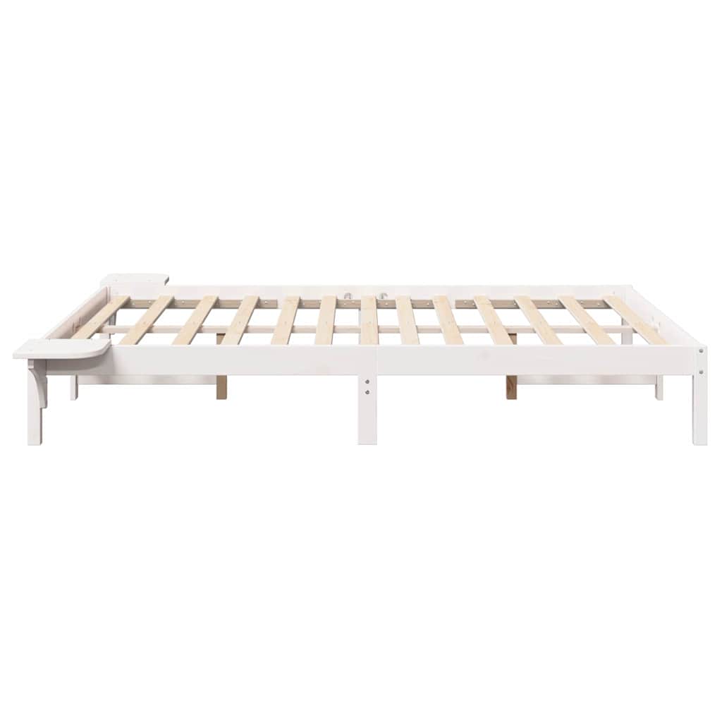 Struttura del letto Bianco 120 x 190 cm Pino massello | homemem39