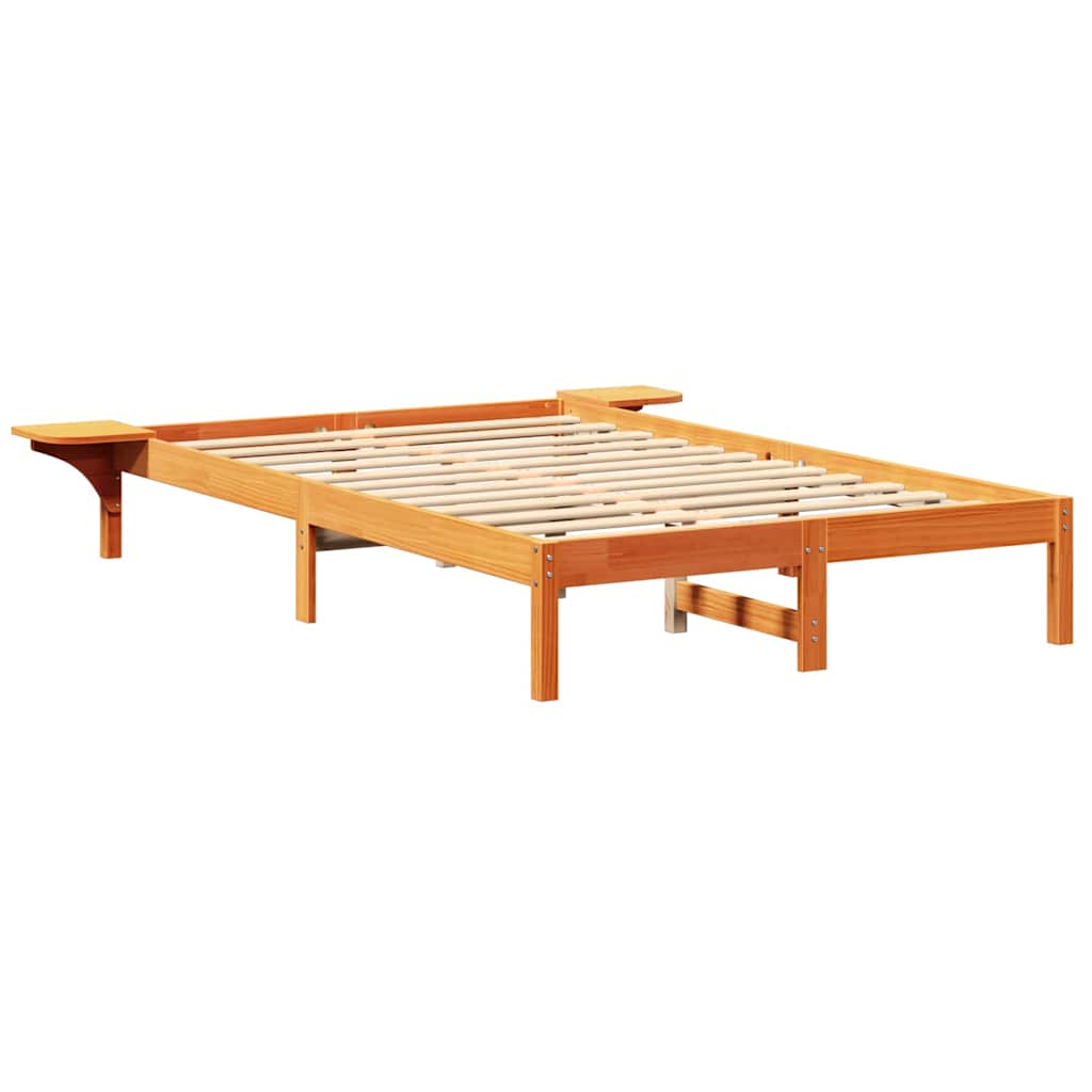 Struttura del letto Marrone cerato 120 x 190 cm Pino massello | homemem39