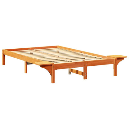 Struttura del letto Marrone cerato 120 x 190 cm Pino massello | homemem39