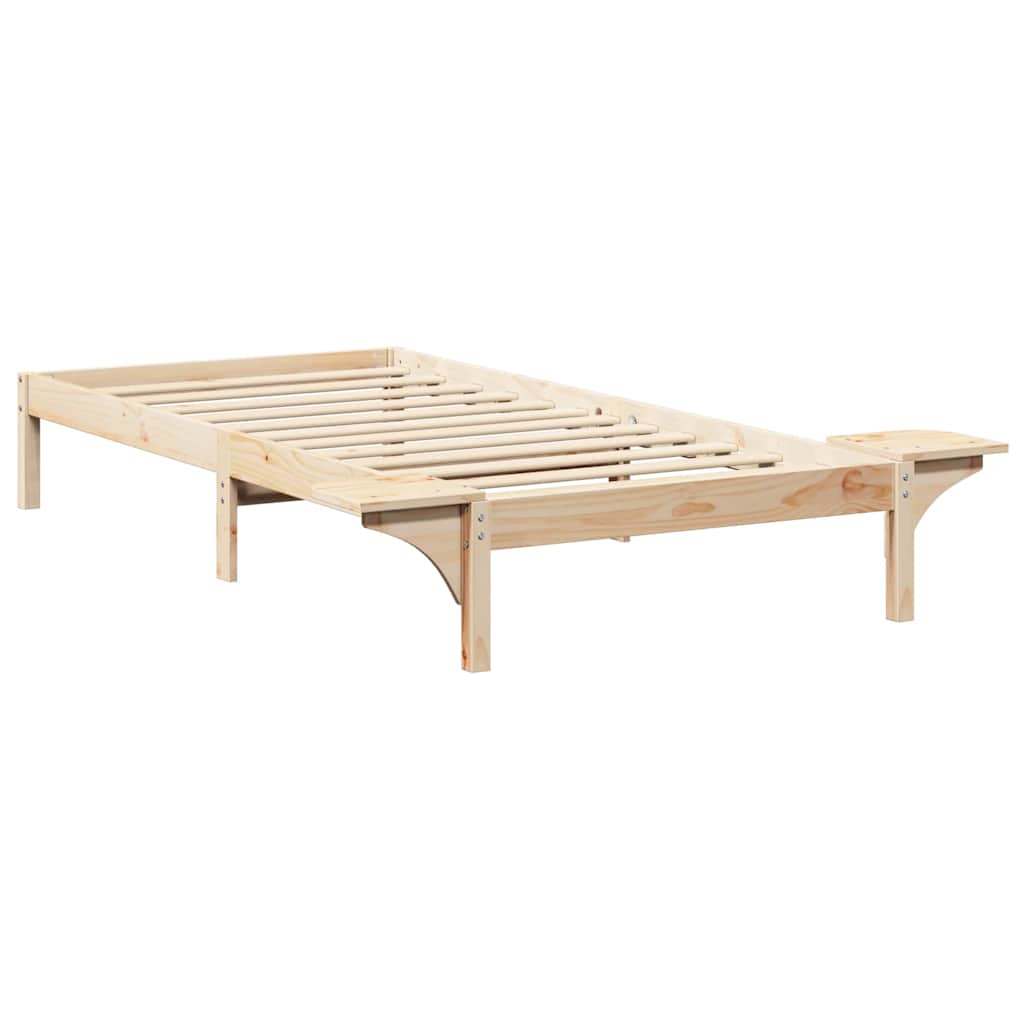 Struttura del letto Naturale 100 x 200 cm Pino massello | homemem39