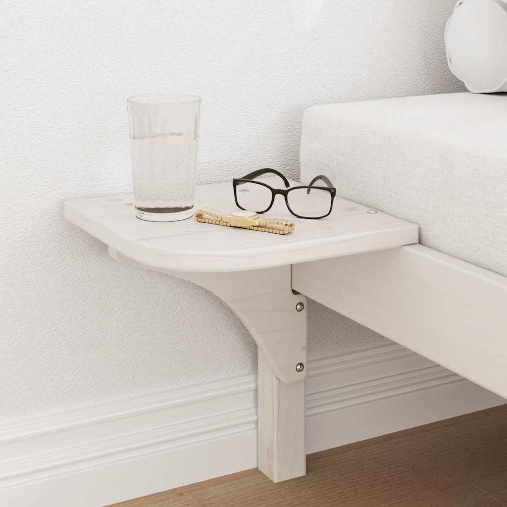 Struttura del letto Bianco 100 x 200 cm Pino massello | homemem39