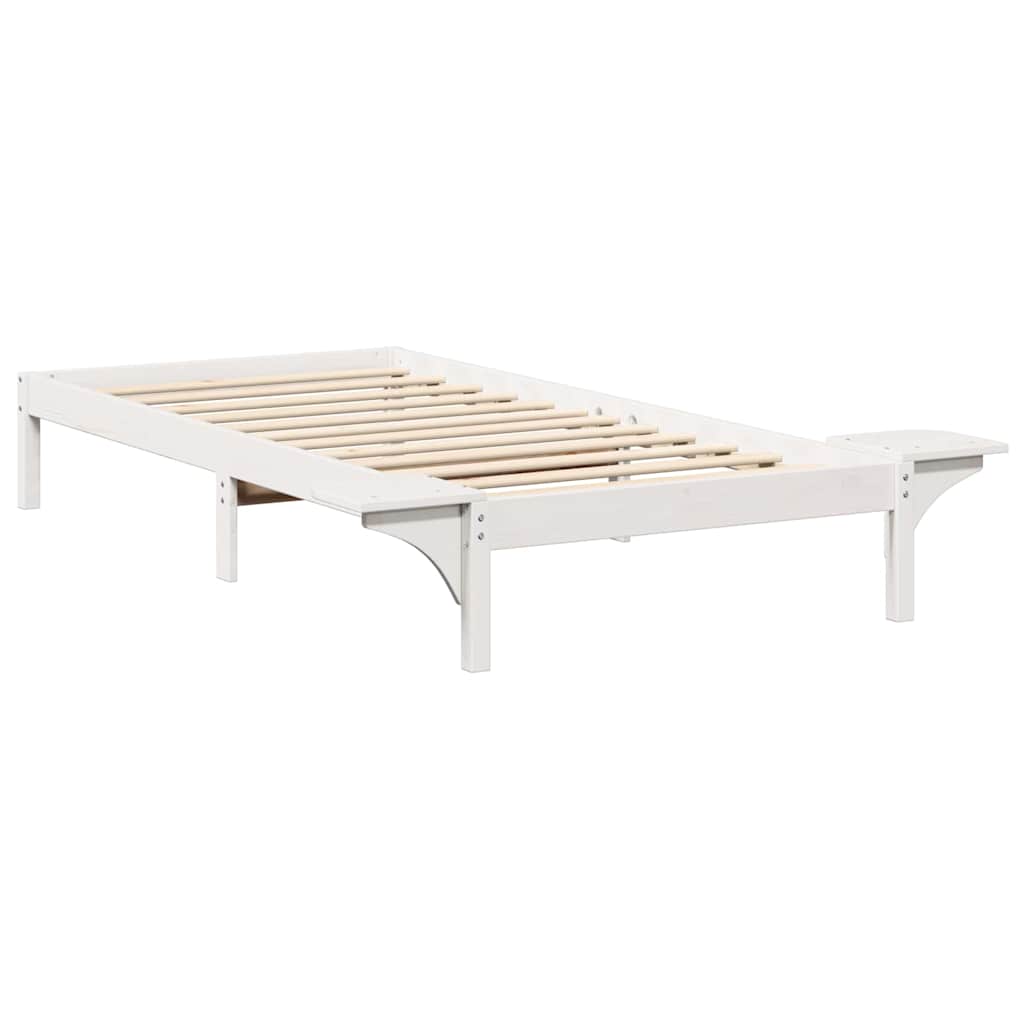Struttura del letto Bianco 100 x 200 cm Pino massello | homemem39