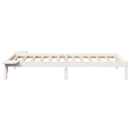 Struttura del letto Bianco 100 x 200 cm Pino massello | homemem39