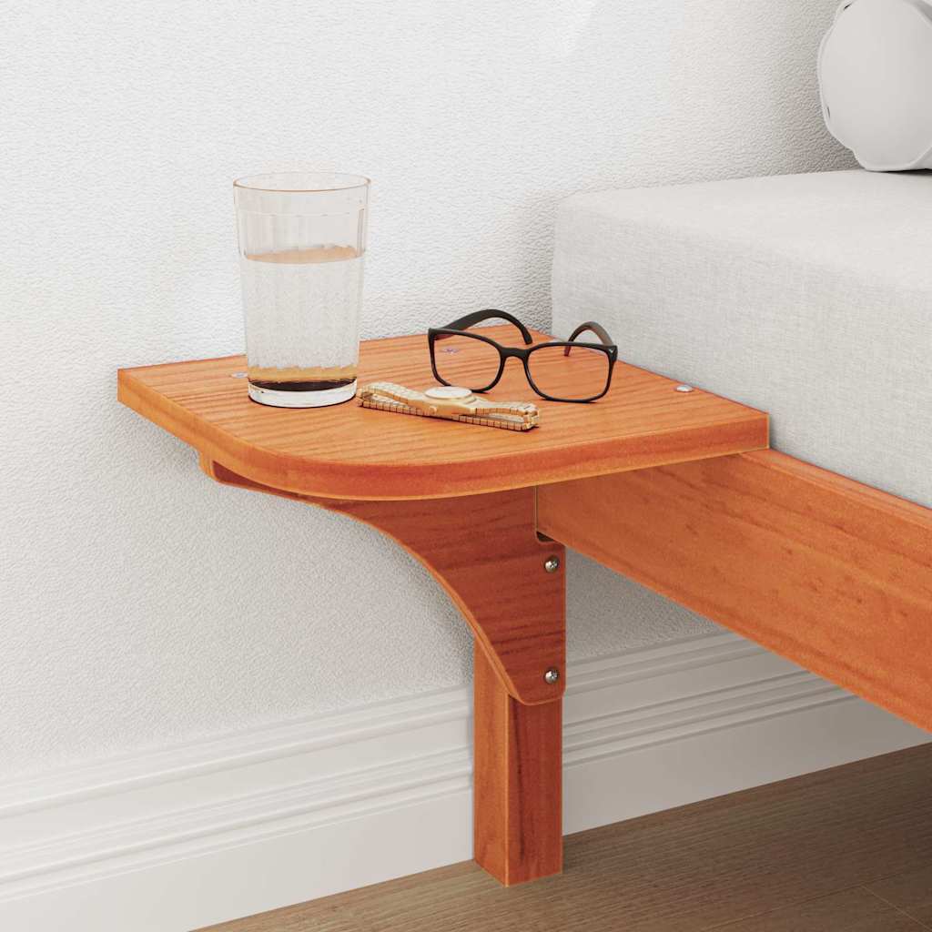 Struttura del letto Marrone cerato 90 x 200 cm Pino massello