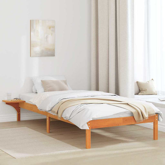 Struttura del letto Marrone cerato 90 x 200 cm Pino massello | homemem39
