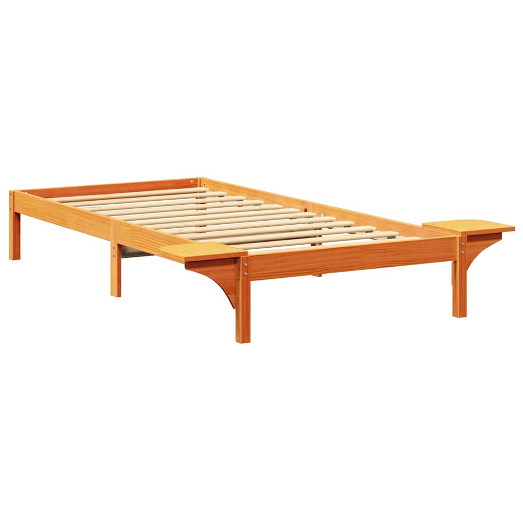Struttura del letto Marrone cerato 80 x 200 cm Pino massello | homemem39