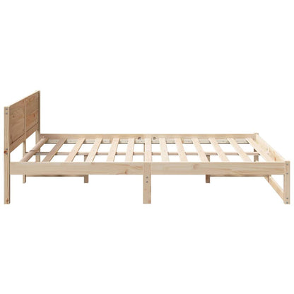 Struttura del letto Naturale 150 x 200 cm Pino massello | homemem39