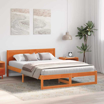 Struttura del letto Marrone cerato 140 x 200 cm Pino massello | homemem39