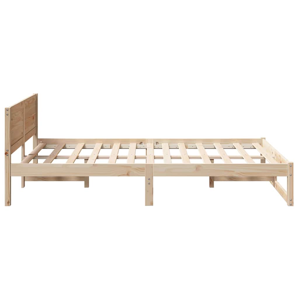 Struttura del letto Naturale 120 x 190 cm Pino massello | homemem39