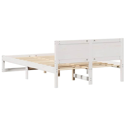 Struttura del letto Bianco 120 x 190 cm Pino massello | homemem39