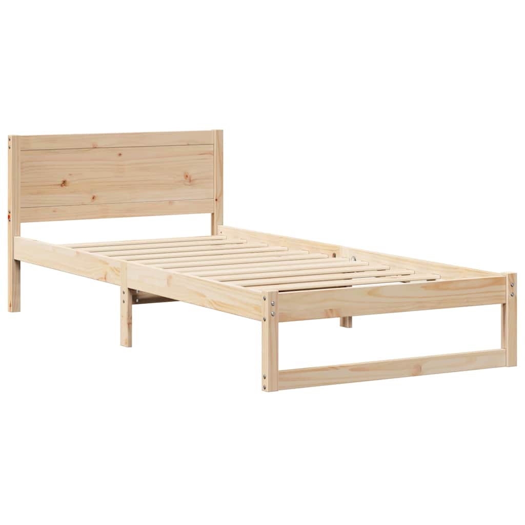 Struttura del letto Naturale 90 x 200 cm Pino massello | homemem39