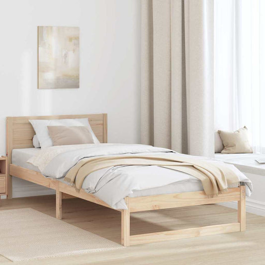 Struttura del letto Naturale 80 x 200 cm Pino massello | homemem39