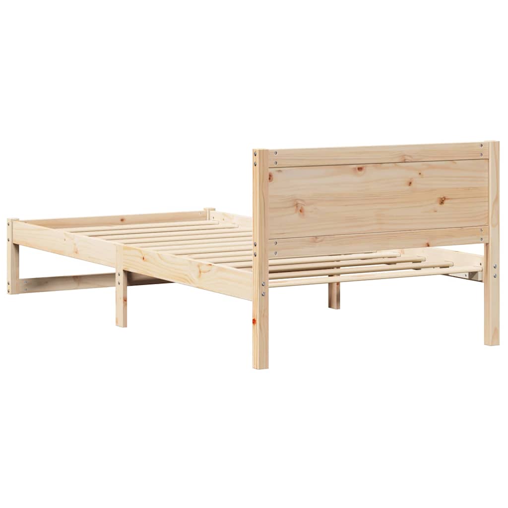Struttura del letto Naturale 75 x 190 cm Pino massello | homemem39