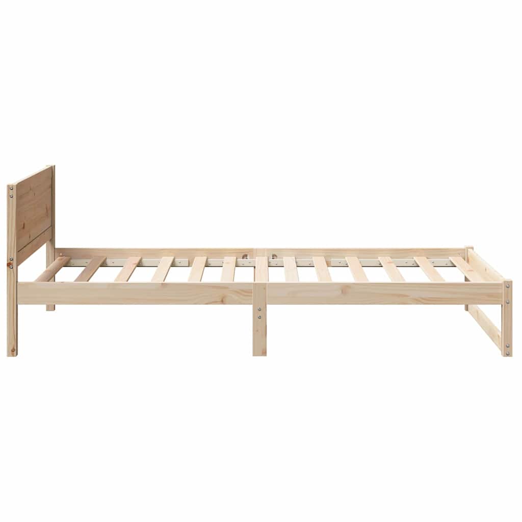 Struttura del letto Naturale 75 x 190 cm Pino massello | homemem39