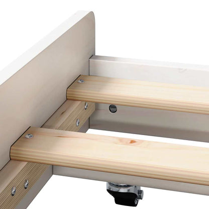 Struttura del letto Bianco 80 x 200 cm Legno massello di pino